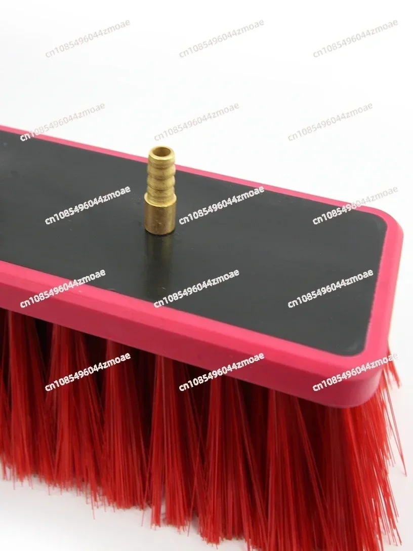 JS03-9m Window Cleaning Brush Telescopic Rod Photovoltaic Panel Cleaning Brush Water Spray Flow-through Brush