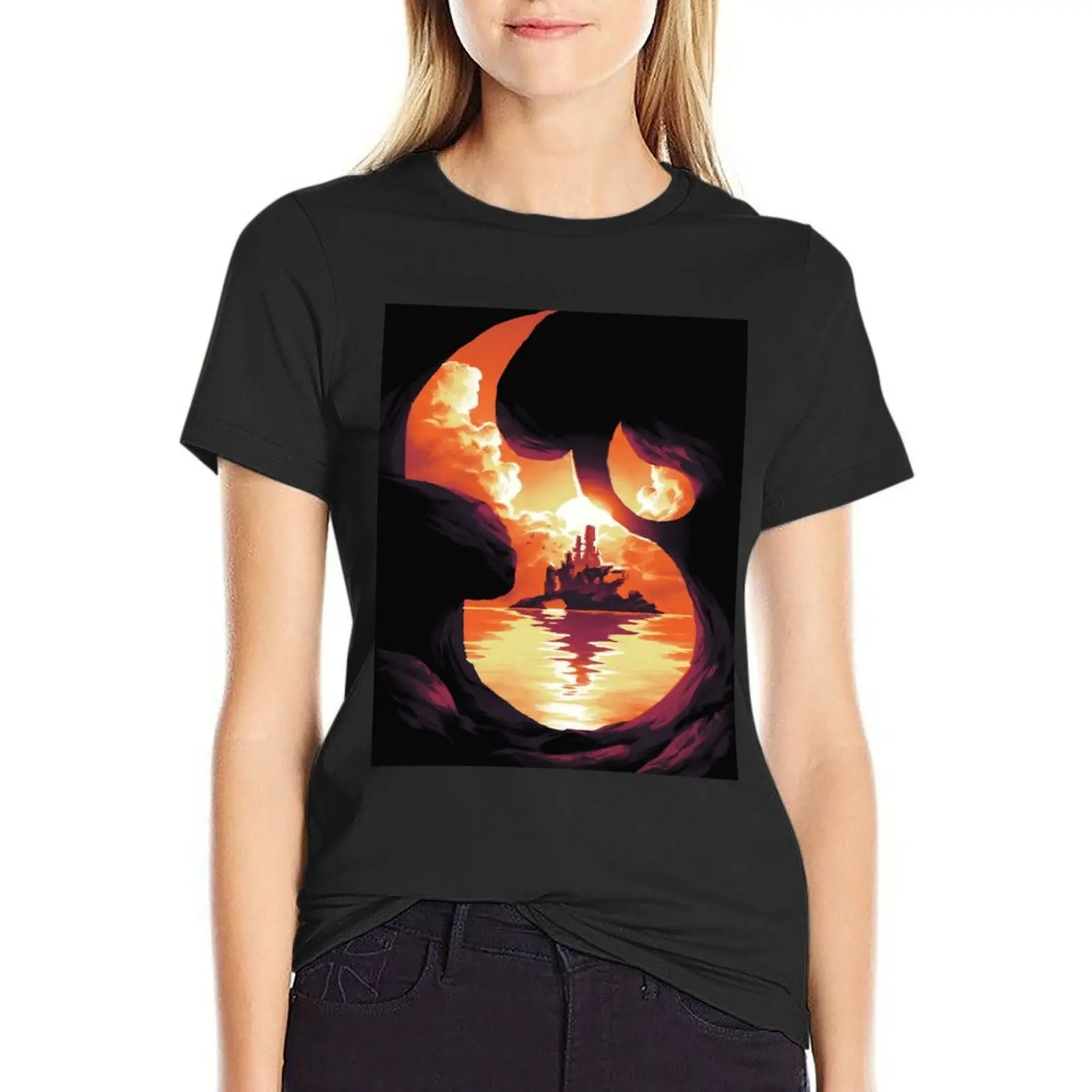 game dead cells art T-Shirt funny new edition cropped t shirts for Women