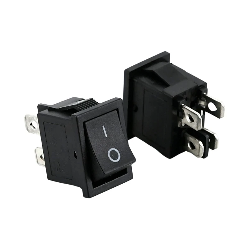 Heavy Type Rocker Switches 2 Position 4 Pin Rocker Button Switches For Kitchen Appliances And Exercise Machines C7AC