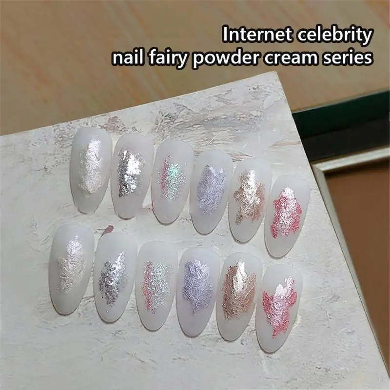 Solid State Shell Polish Solid Nail Art Brocade Powder Aurora Powder Fairy Powder Cream Popularity Nail Art