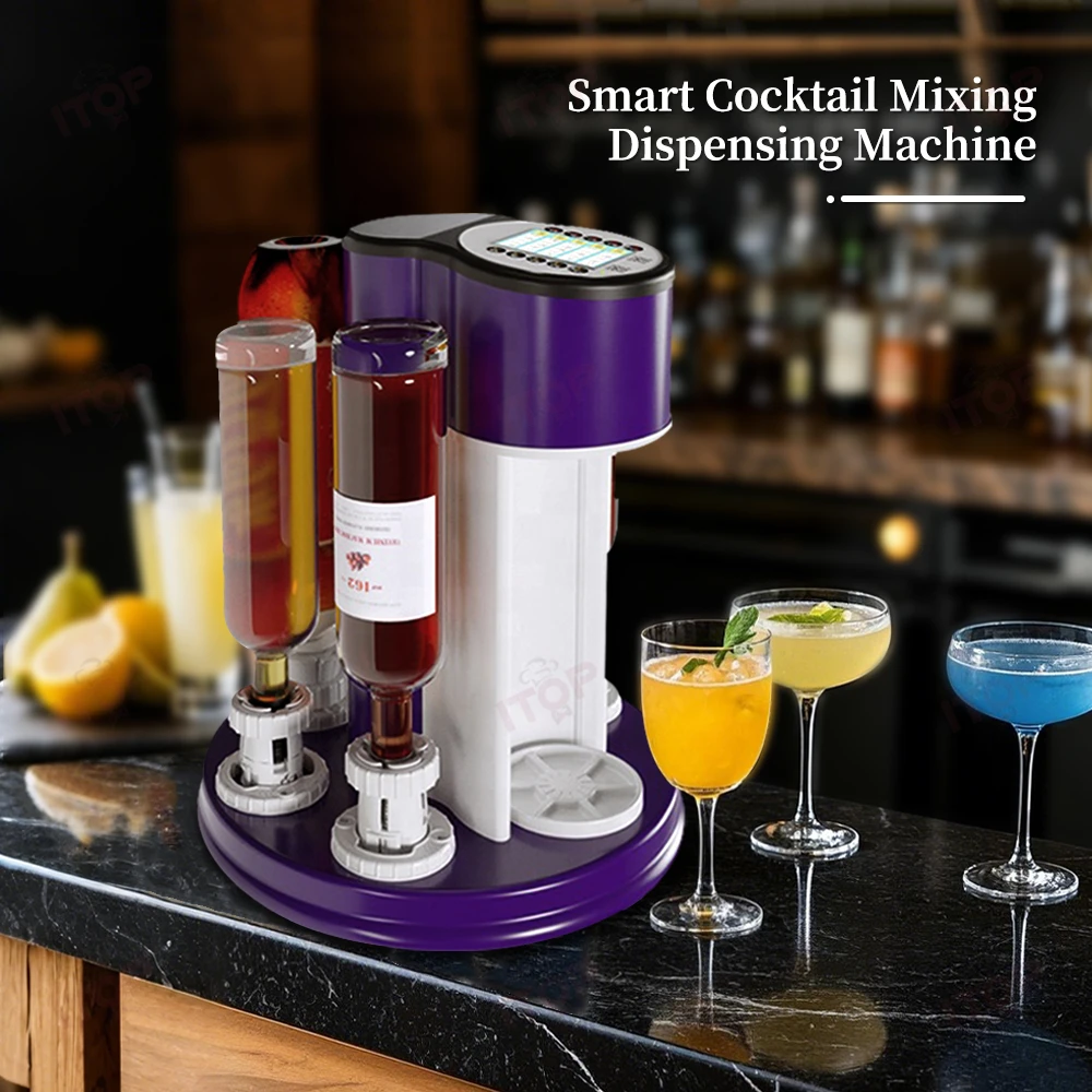Automat do mieszania i dozowania drinków STLF JW Smart Plastic z funkcją chłodzenia, idealny na imprezy, do napojów takich jak sok, 220V