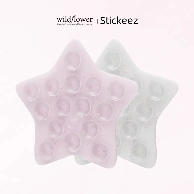 Силиконовый коврик на присоске Wildflower Star, многофункциональный коврик на присоске, настенная подставка, противоскользящая wf, универсальное крепление для телефона, наклейки на заднюю панель