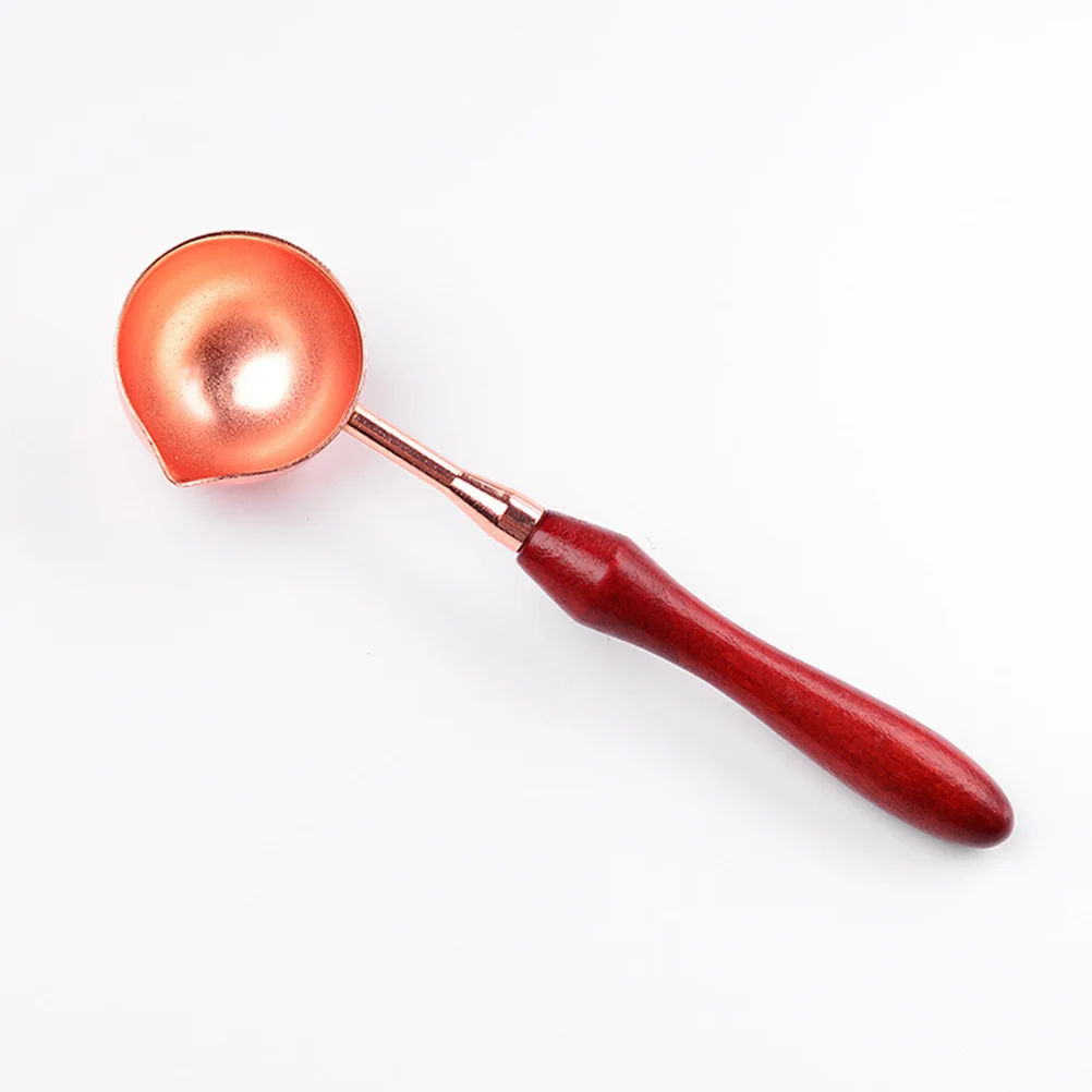 

Portable Wax Seal Warmer Wooden Melting Stove Hollow Out Sealing Wax Spoon Crafts Gift Friend DIY Practical Durability