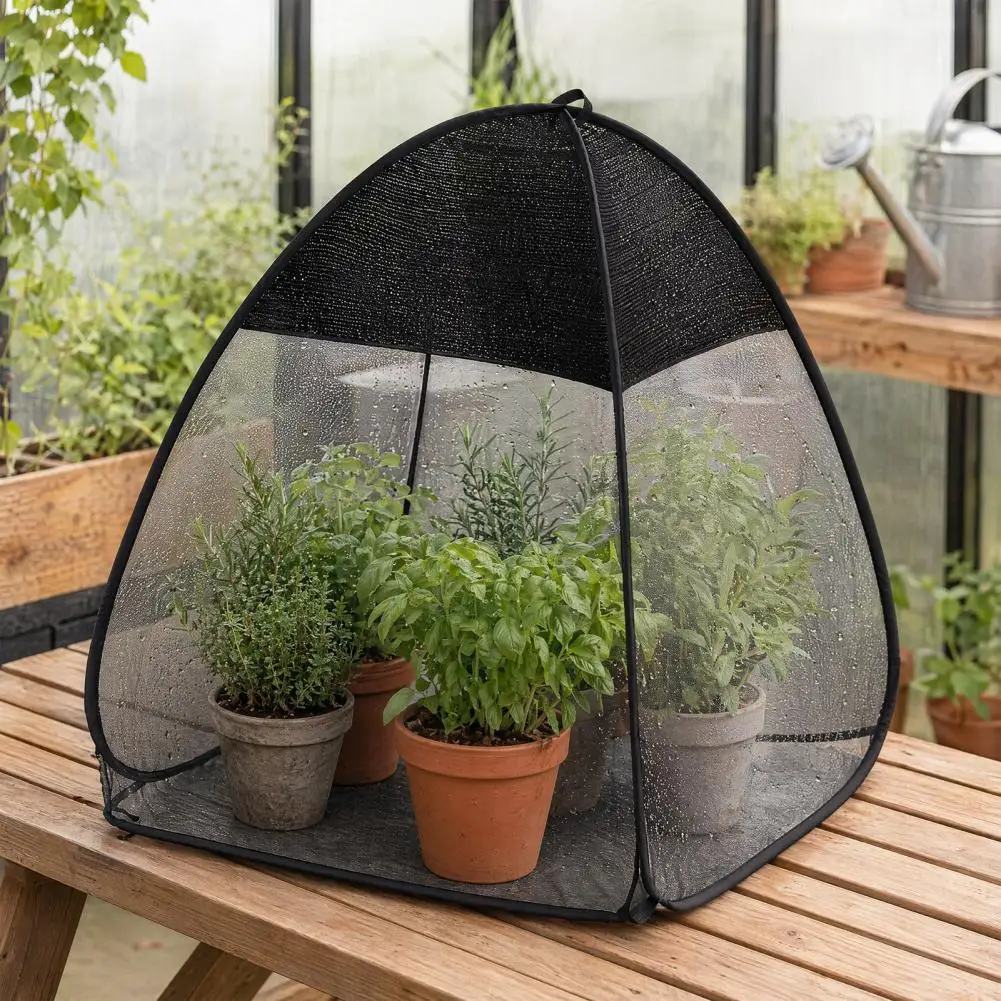 Pop-up Plant Cover Tent Garden Bird Netting Insect Barrier with Ground Stakes for Outdoor Vegetable Fruit Herb Protection