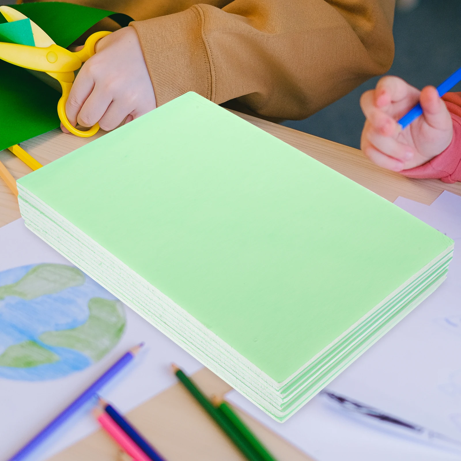 

10Pcs Foam Board Advertising Display Blank Foam Sheet for Crafts Painting Display Project Board Model Making Material