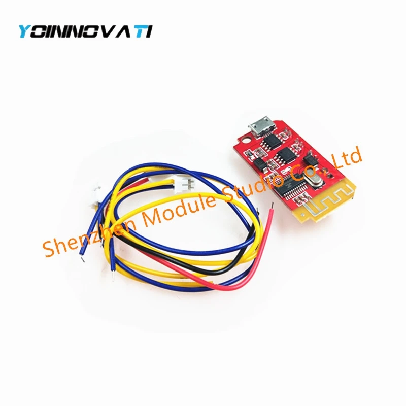 YT 1pcs CT14 Mini 4.2 Stereo BT Power Amplifier Board Audio Module Class F 5W+5W with Charging DIY Modified Speaker