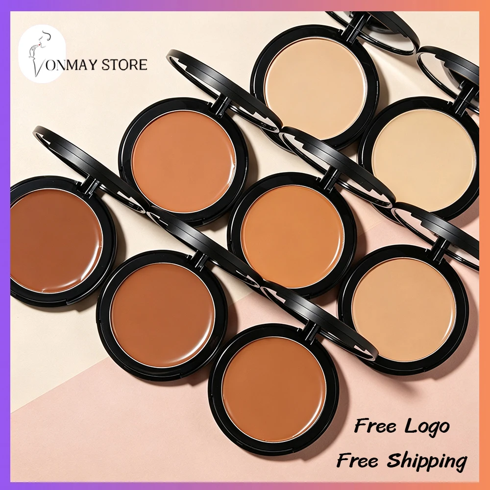 13g Private Label Concealer Cream Custom Logo Black Packaging 14-color Concealer BB Cream Moisturizing Waterproof Makeup Vegan