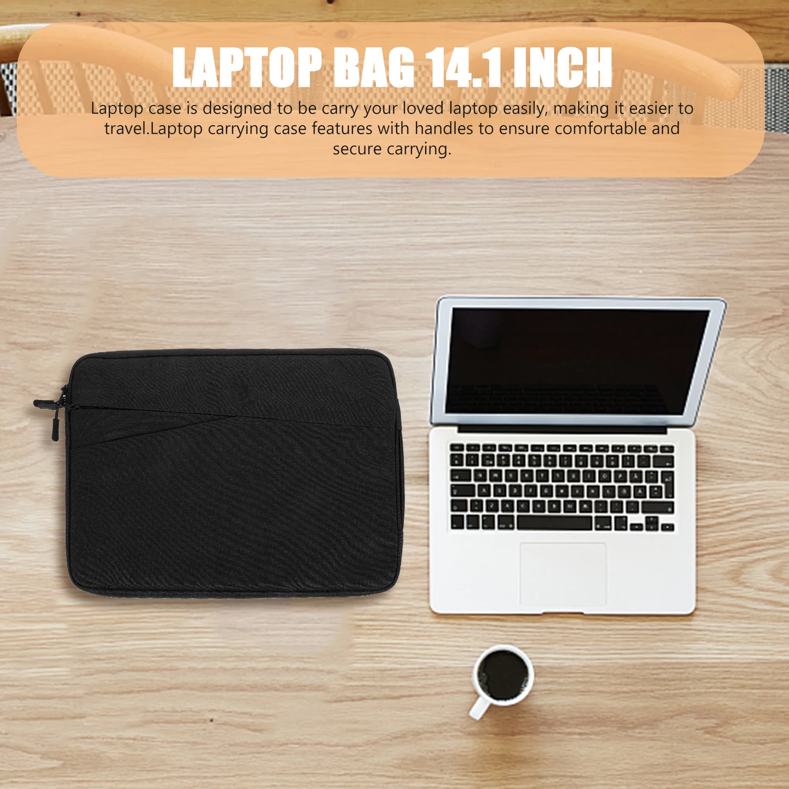 

Notebook Laptop Bag Sleeve Pouch Computer Cases Laptops Bags Tote Black Sleeves