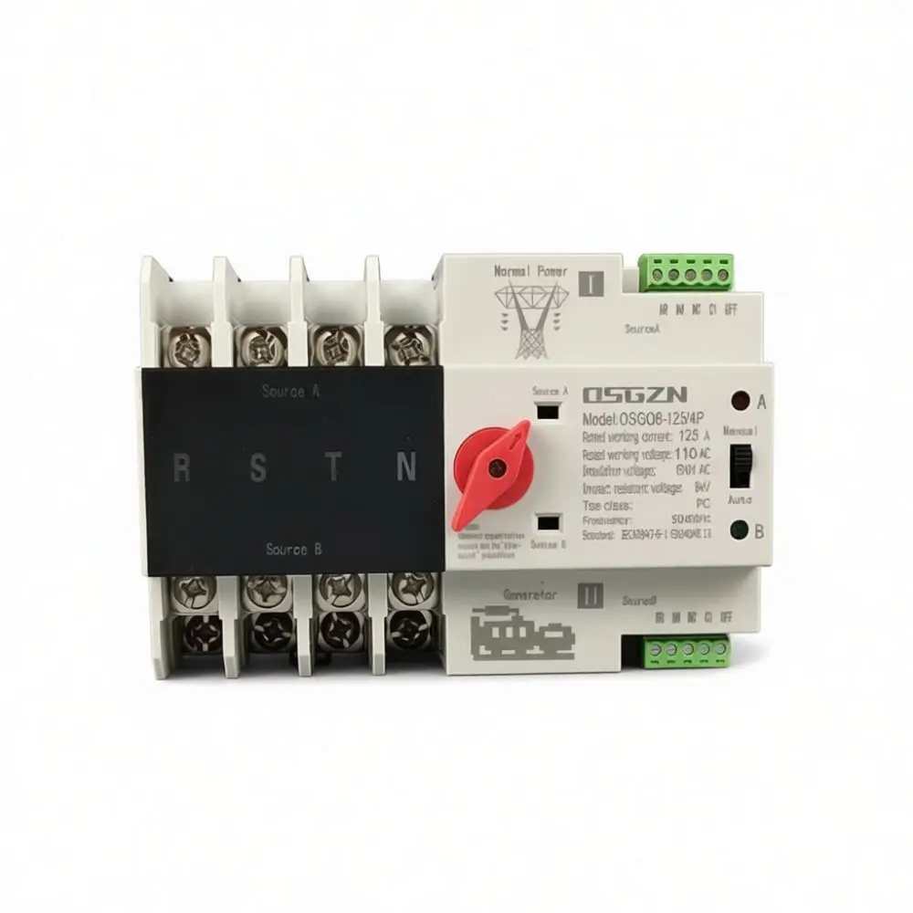 Automatic Transfer Switch For Osgq8 Generator Dual Power Changeover Electrical Equipment Emergency Backup Supply Device