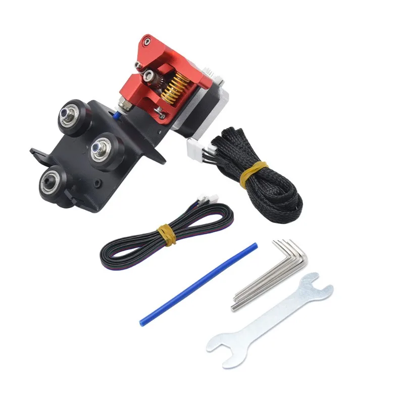 3D-Drucker-Zubehör Ender3 Twin Gear Extruder Verbessertes Short Extrusion Blech-Kit Backplane mit Riemenscheibe