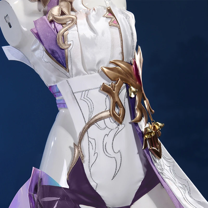 여아용 혼카이 임팩트 3 엘리시아 코스프레 코스튬, 애니메이션 풀 세트 파이팅 유니폼, 카니발 파티 복장, 게임 의상 선물