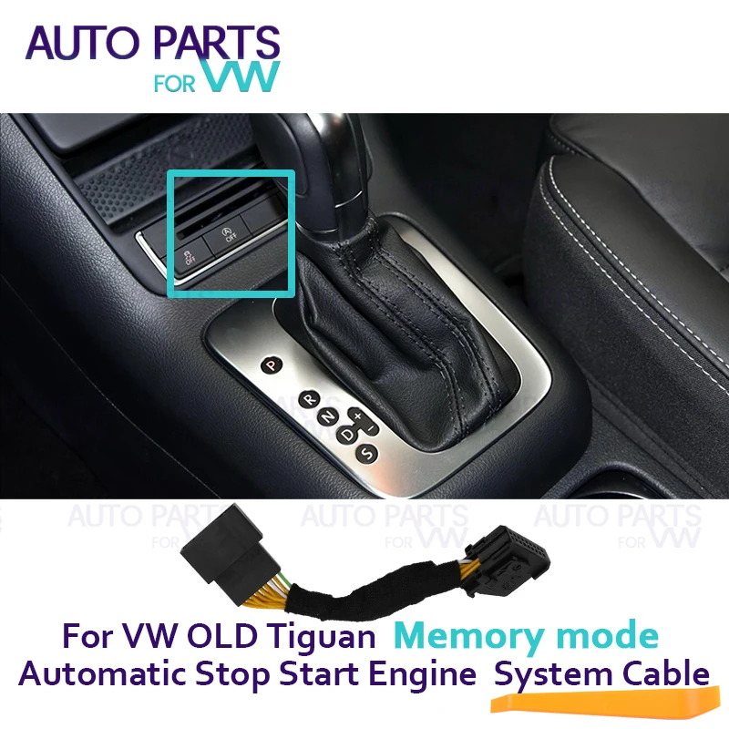 

Automatic Stop Start Engine System Off Device Control Sensor Plug Stop Cancel Cable For VW Old Tiguan Memory mode