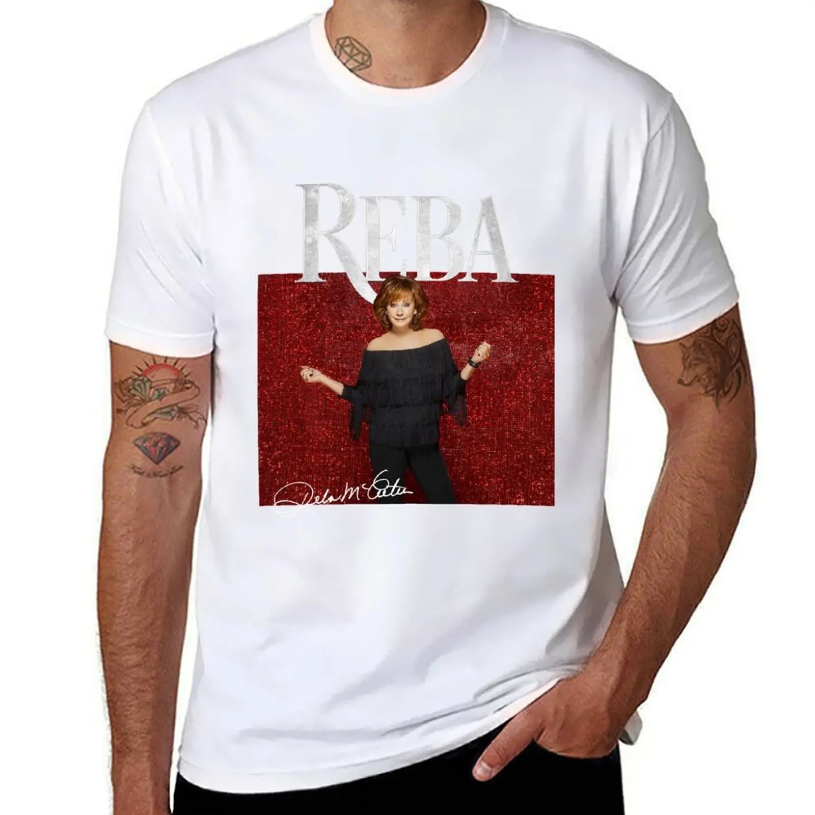 

Reba Live in Concert 2022 with Signature T-Shirt t shirts with prints t shirt custom print T-Shirt