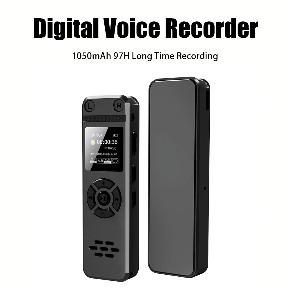 

Vandlion V98 Голосовой рекордер 97 часов Запись длительного времени Шумоподавление Запись одной кнопкой Простота в эксплуатации устройство Type-C