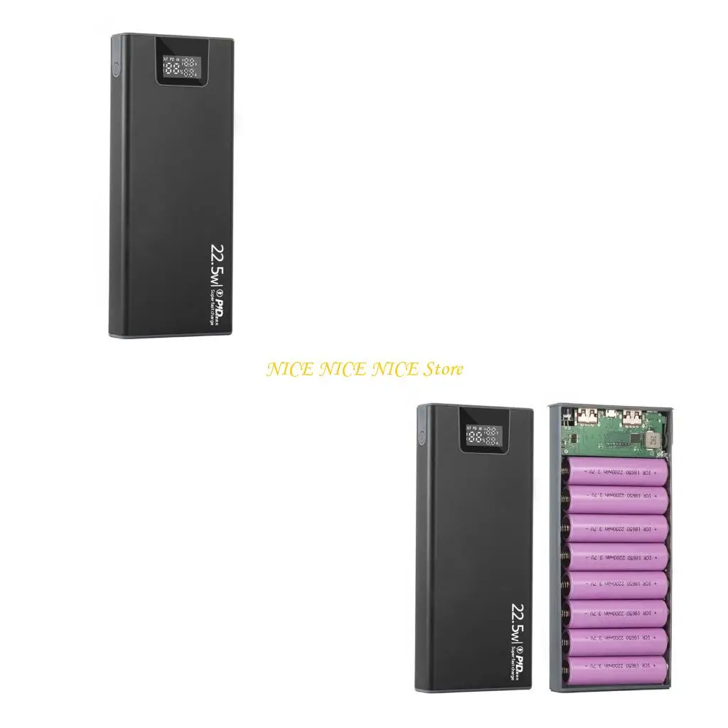 

Ultra‑Large DIY Boxes Quick Charging Power Case Alloy Shells
