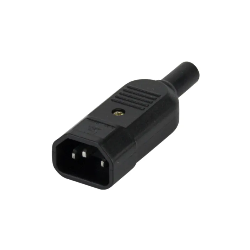 16A 250V IEC Straight Cable Plug Connector C13 C14 Female Male Plug Rewirable Power Connector 3 Pin AC Socket Industrial Plug