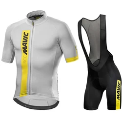 RCC MAVIC Pro Cycling Jersey Set Summer Men Cycling Wear Mountain Bicycle Clothing MTB Bike Riding Clothes Cycling Suit