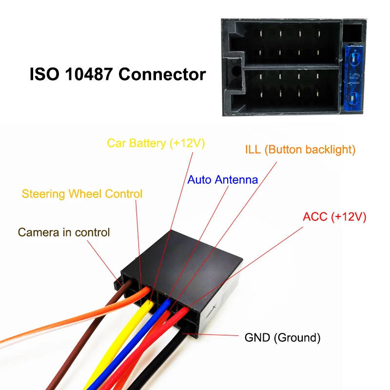 Car Radio Wiring Harness Adapter ISO Plug 12V 16 Pin Connector Cable for Toyota Corolla Camry Prius RAV4 Land Cruiser Hilux