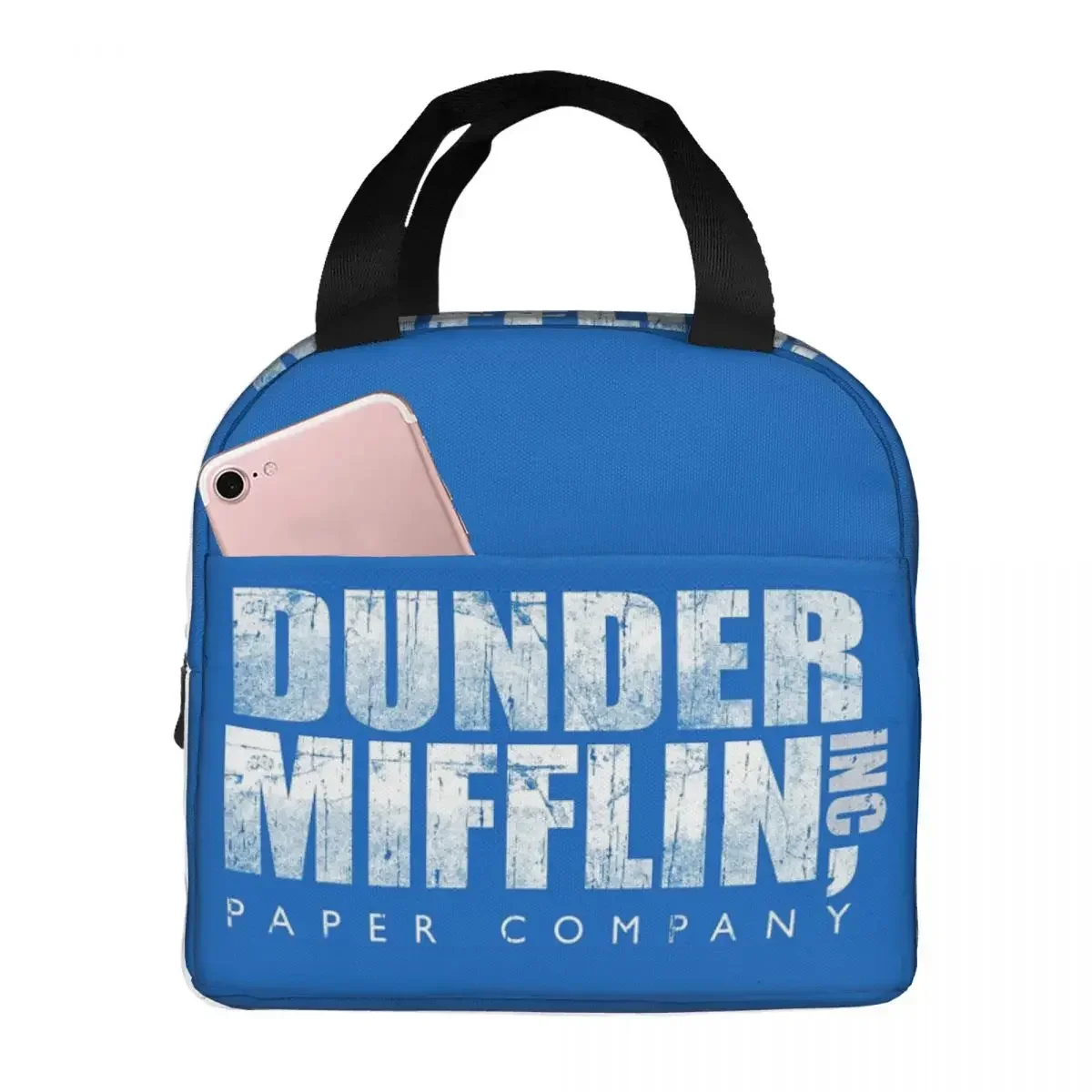 

Dunder Mifflin Insulated Lunch Bag The Office TV Show Waterproof Cooler Thermal Lunch Box Women Food Container Tote Bags