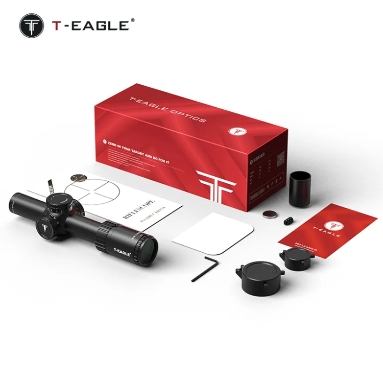 New brown T-EAGLE-EOS1.2-6x24 high shockproof, waterproof, nitrogen-filled thin-walled low-light telescope