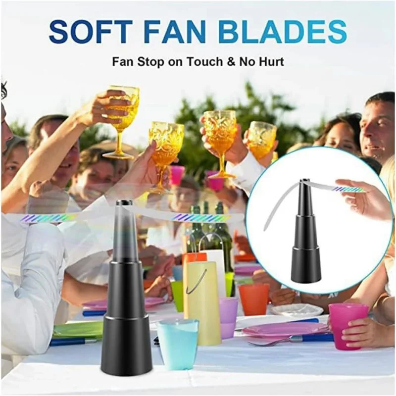 Food Fans for Tables Outdoor Multi-Function Fan Blade Fly Repeller Fan Mosquito Table Hanging Dual-Use Mosquito Repellent Fan