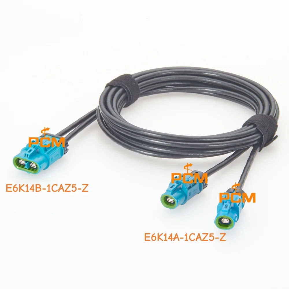 IP67 Waterproof H-MTD 2 in 1 Automotive Ethernet Splitter Cable for ADAS ECU Camera LiDAR Radar Autonomous Vehicle