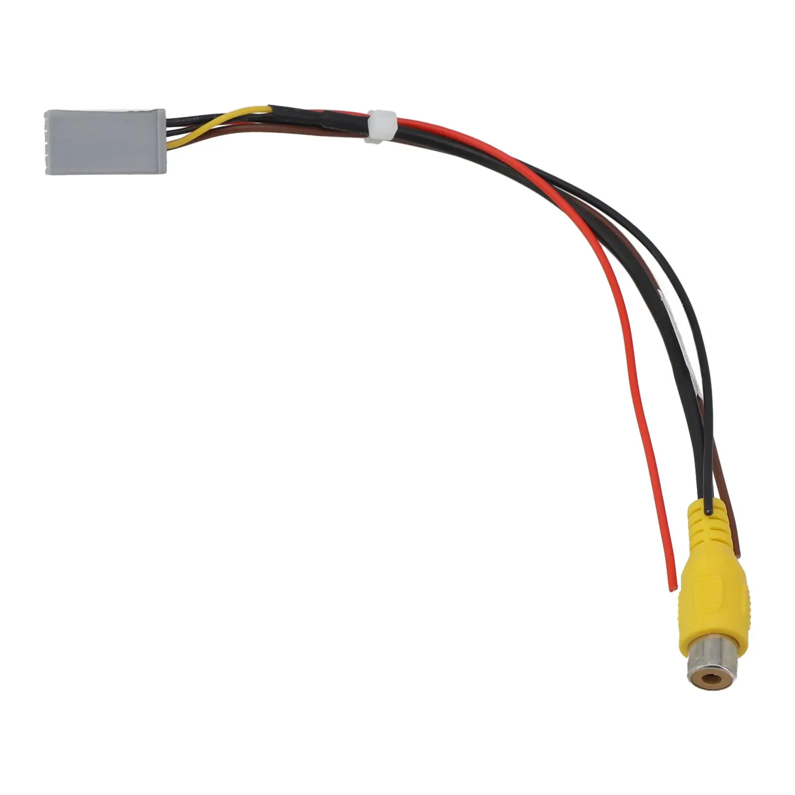Black Car Parking Rear Camera Line Rear View Wear Resistant Interface Pin Manual Measurement Data ABS Notes Monitor Brightness