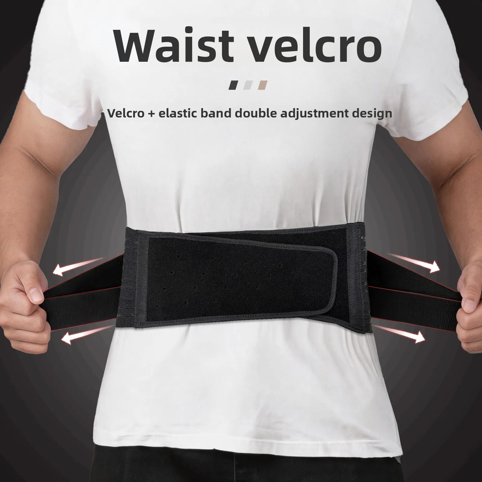WOSAWE Motorcycle Waist Support Belt Breathable PVC EVA Adjustable Back Brace Kidney Support for Motorbike Riding Touring