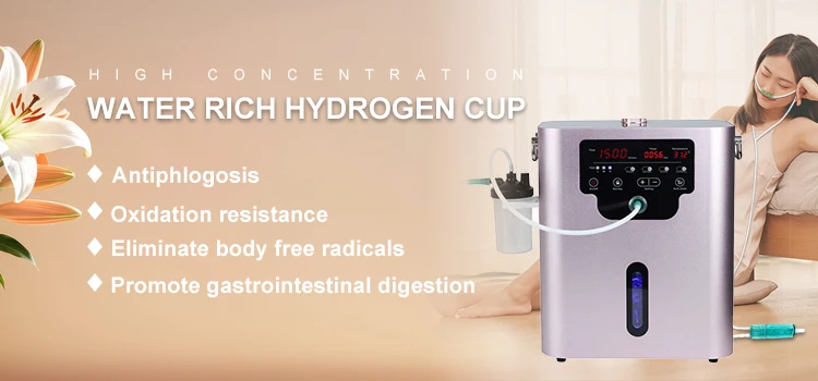 Hochreiner Wasserstoff-Sauerstoff-Generator 1200ml H2 O2 Maschine SPE PEM Elektrolyse Digitalanzeige Heim-Wellness-Gerät SUYZEKO – Detail 1
