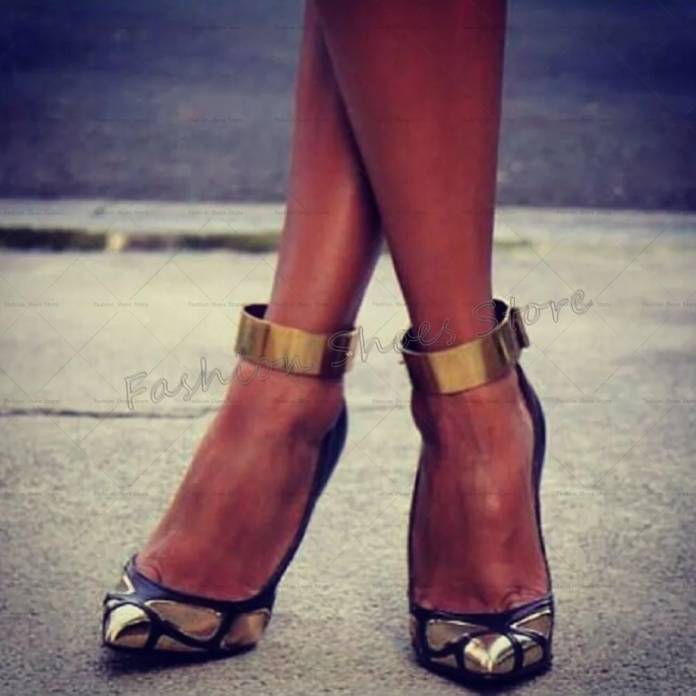 

Pointed Toe Buckle Strap Sandals Patent leather Women Shoes Stilettos High Heels Party Banquet Dating 2025 Zapatos Para Mujere