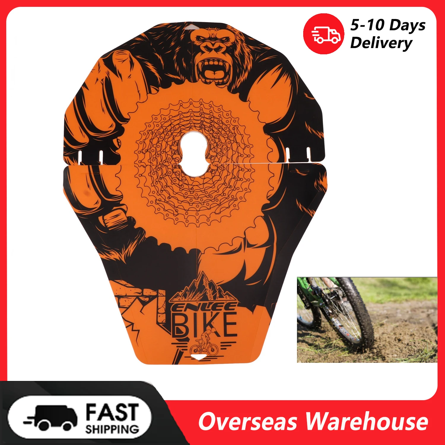 2Pcs Bicycle Wash Cover PP Oil Stain Prevention Wear Resistance Wheel Disc Brake Cover for Mountain Bike Gorilla Type