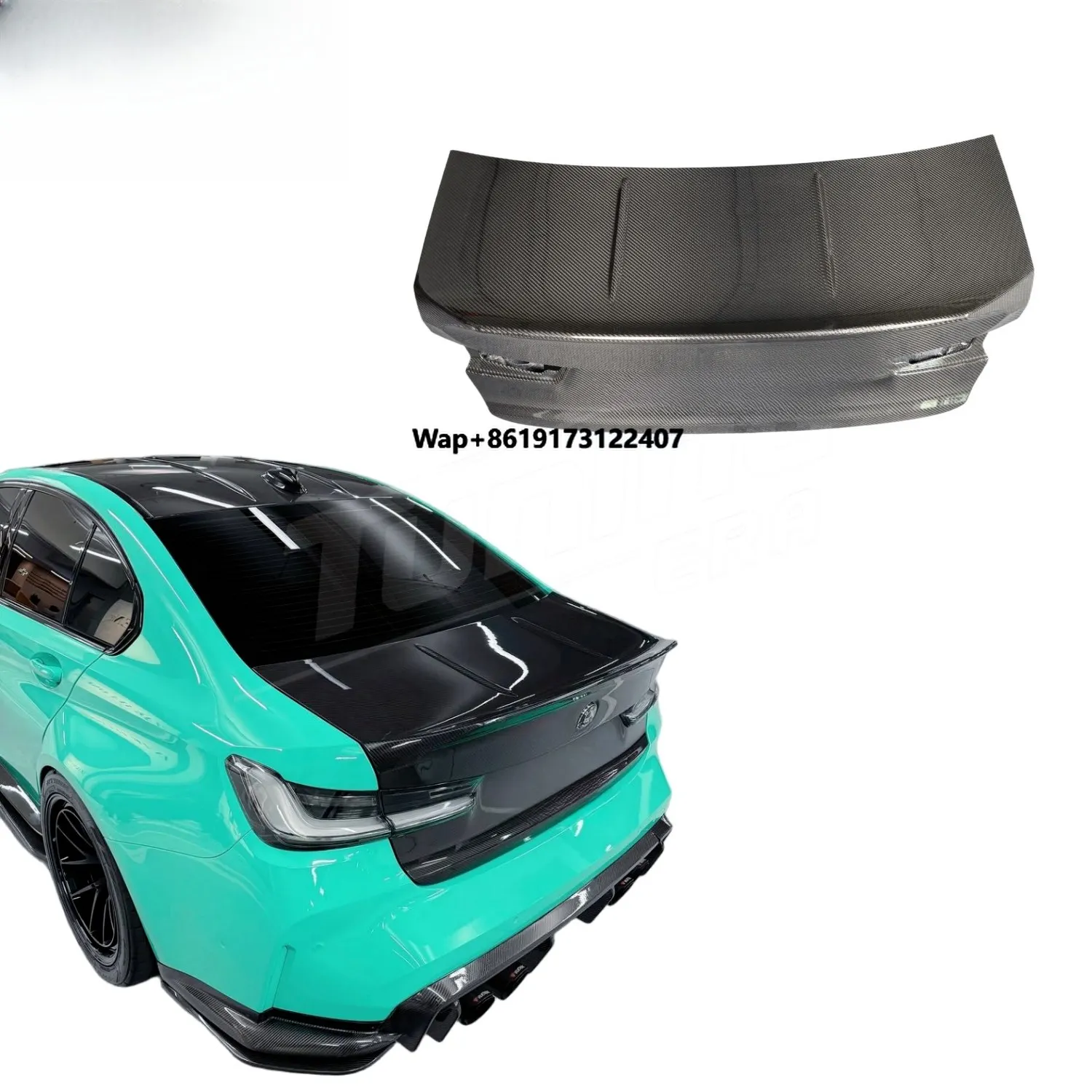 

CSL Style Dry Carbon Fiber Trunk Lid Body Kit for M3 3 Series G80 G20 Perfect Fitment Car 2021-2025