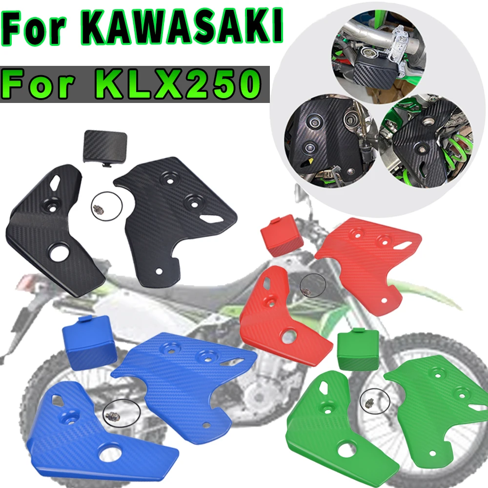 Motorcycle Accessories PP Frame Protection Cover Plate Frame Decorative Cover For Kawasaki KLX250 KLX 250