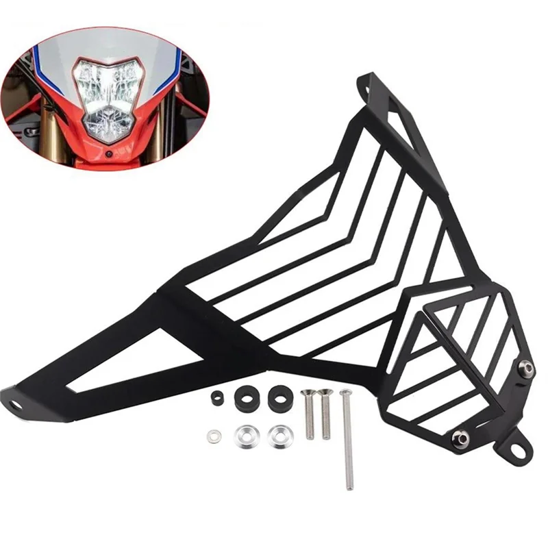 A11F-Motorcycle Headlight Guard Grille Protector Cover For Honda CRF300L 2021 2022 2023 CRF 300L