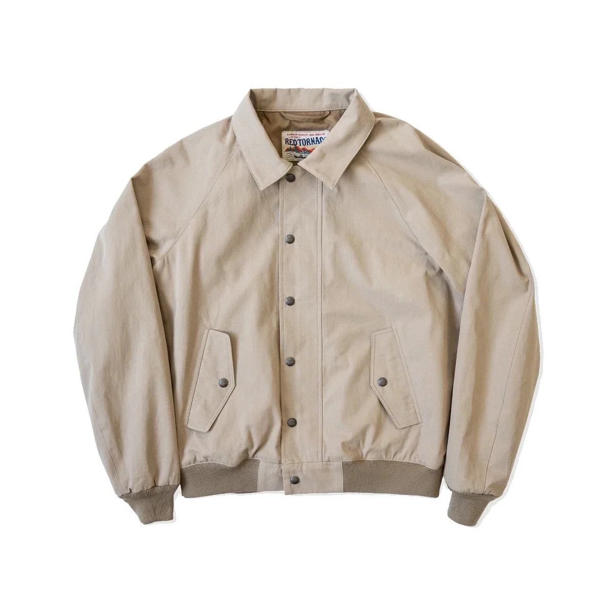 الأحمر تورنادو الرجعية بدوره إلى أسفل طوق سترة ربيع الخريف الرجال ملابس خارجية غير رسمية سترة واقية HLD-0002 #5