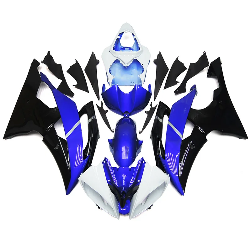 Blue White Black Paint Fairing Kit Bodywork For 2008-2016 YZF-R6 YZF 600