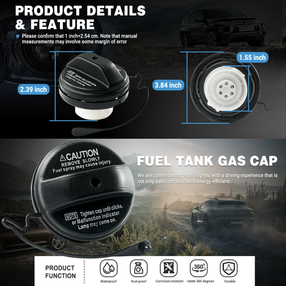 77300-33070 Car Inner Fuel Tank Cap Cover for Toyota Prado 120 4Runner Avensis Camry Scion for Lexus ES300 GX470