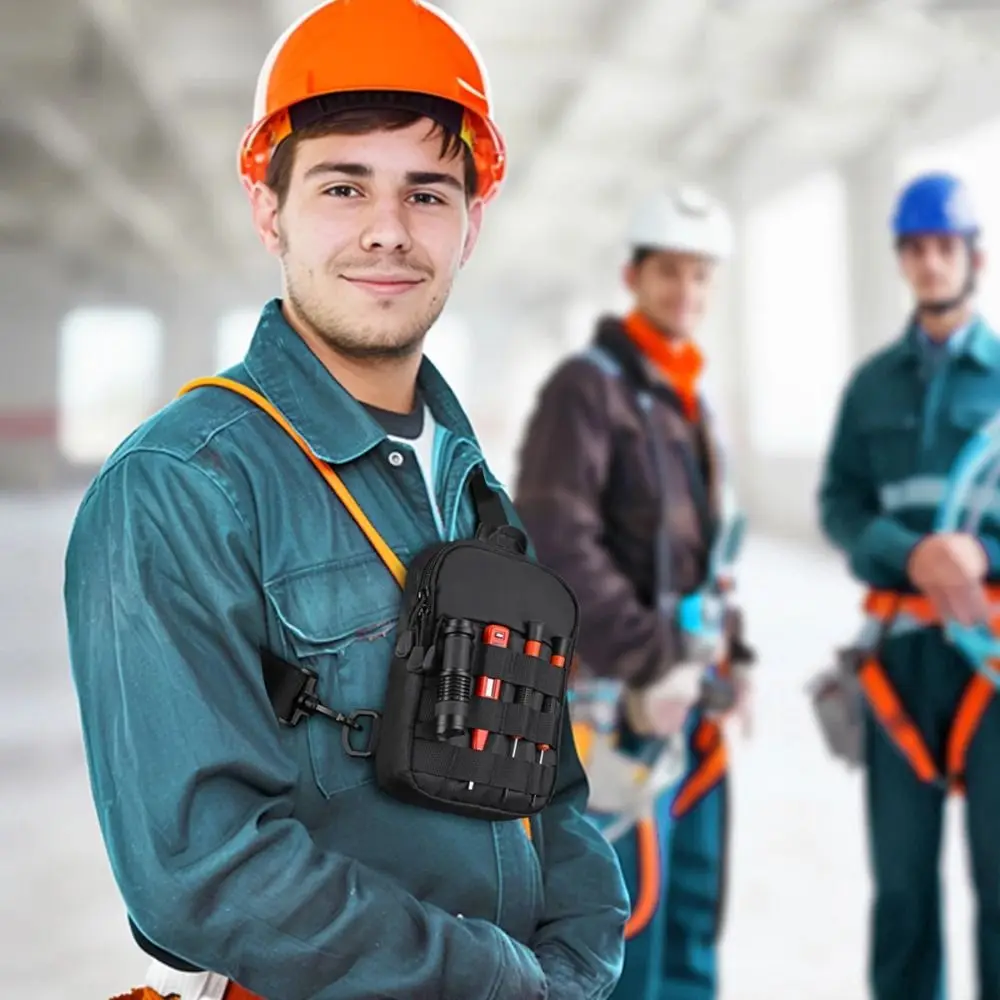 

Регулируемая спортивная сумка-жилет, водонепроницаемая легкая уличная нагрудная сумка, многофункциональная ткань Оксфорд