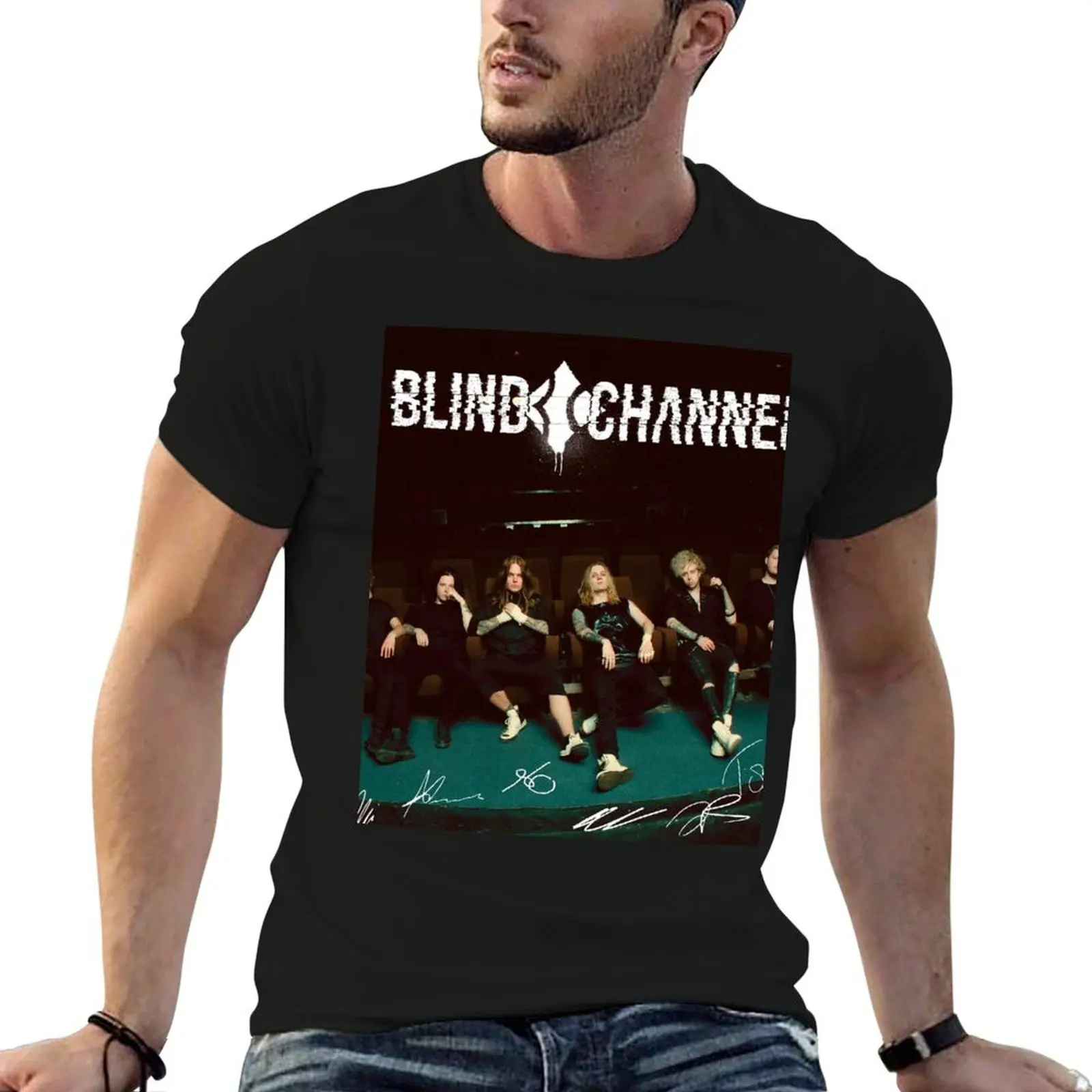 blind channel blind channel forever love T-Shirt Anti-Fade Casual Tee Shirt