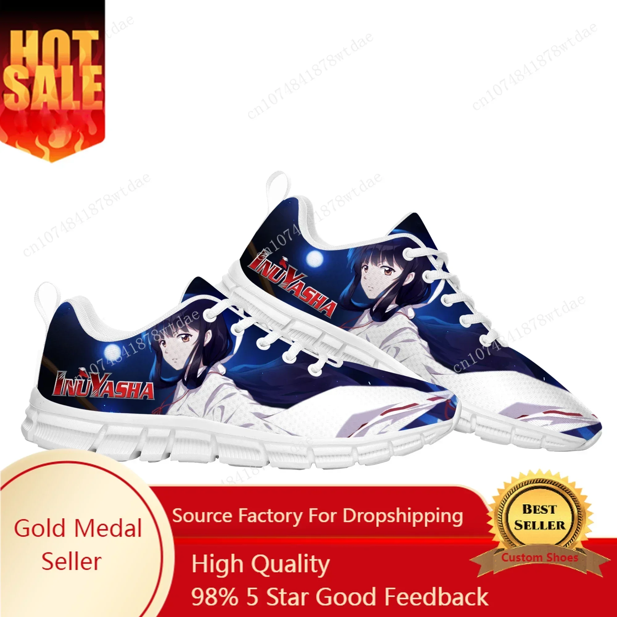 

Kikyo Sports Shoes Mens Womens Teenager FashionSneakers Inuyasha High Quality Cartoon Manga Comics Sneaker Custom Shoe