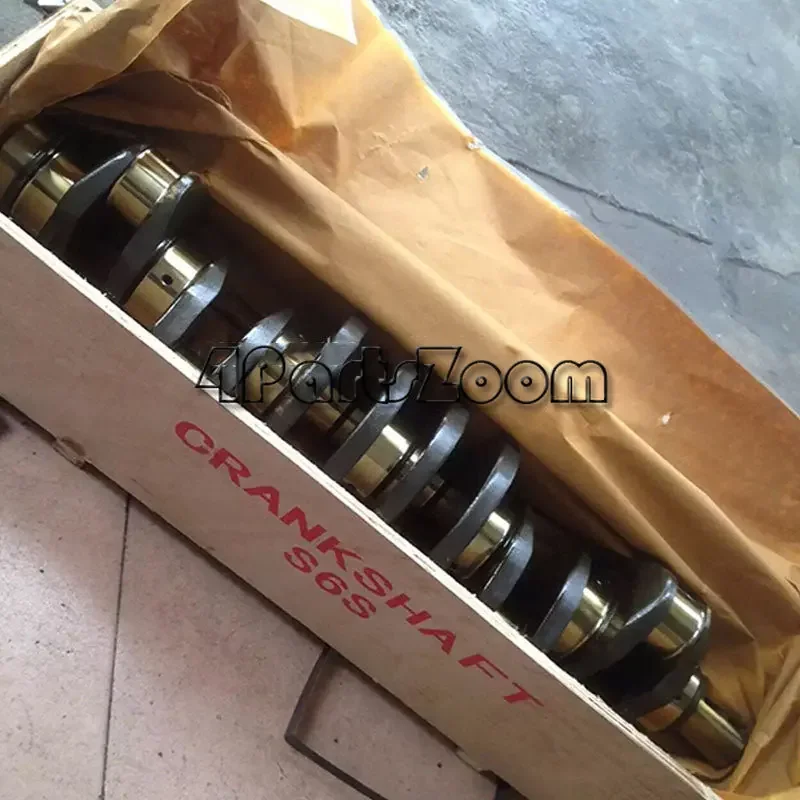 S6SD S6S Crankshaft 32B20-10010 For Mitsubishi Engine TCM CAT F18C FD35T FD40T Forklift