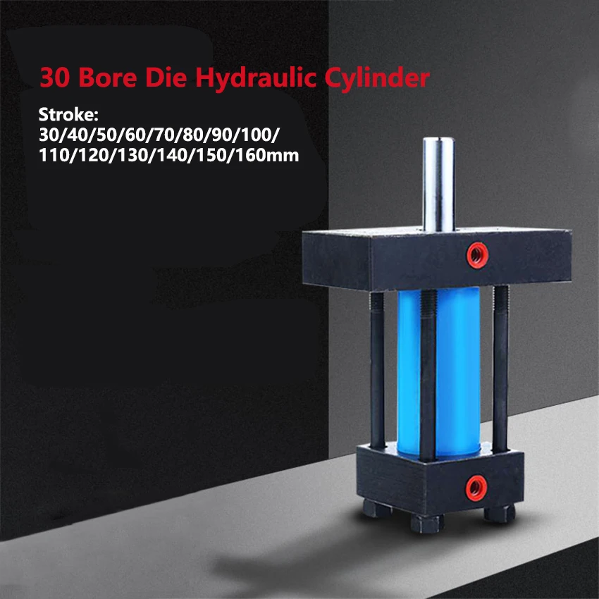 

Hydraulic Oil Cylinder 30-160mm Stroke 30mm Bore Hydraulic Cylinder High Temperature Resistant Die-casting Oil Cylinder ZG1/8