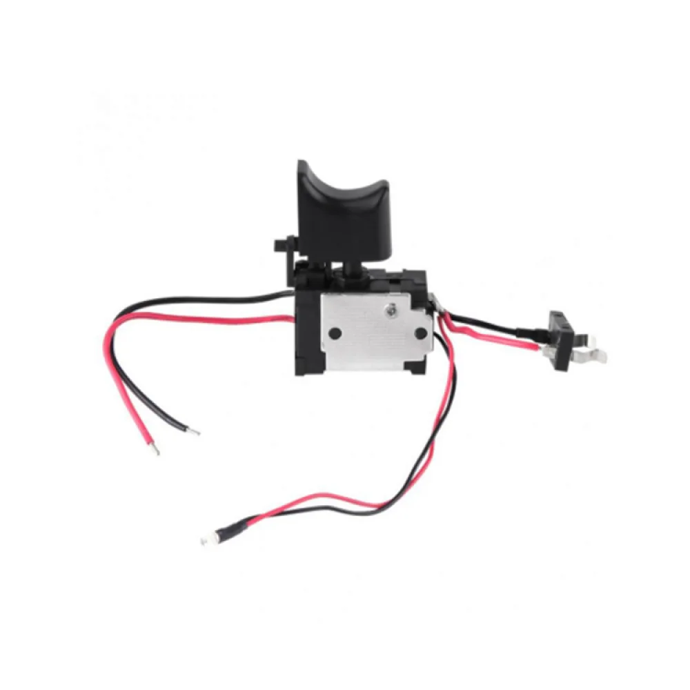Variable Speed Drill Switch 12V Replacement Part For Power Tools Forward Reverse Function With Integrated LED Lamp