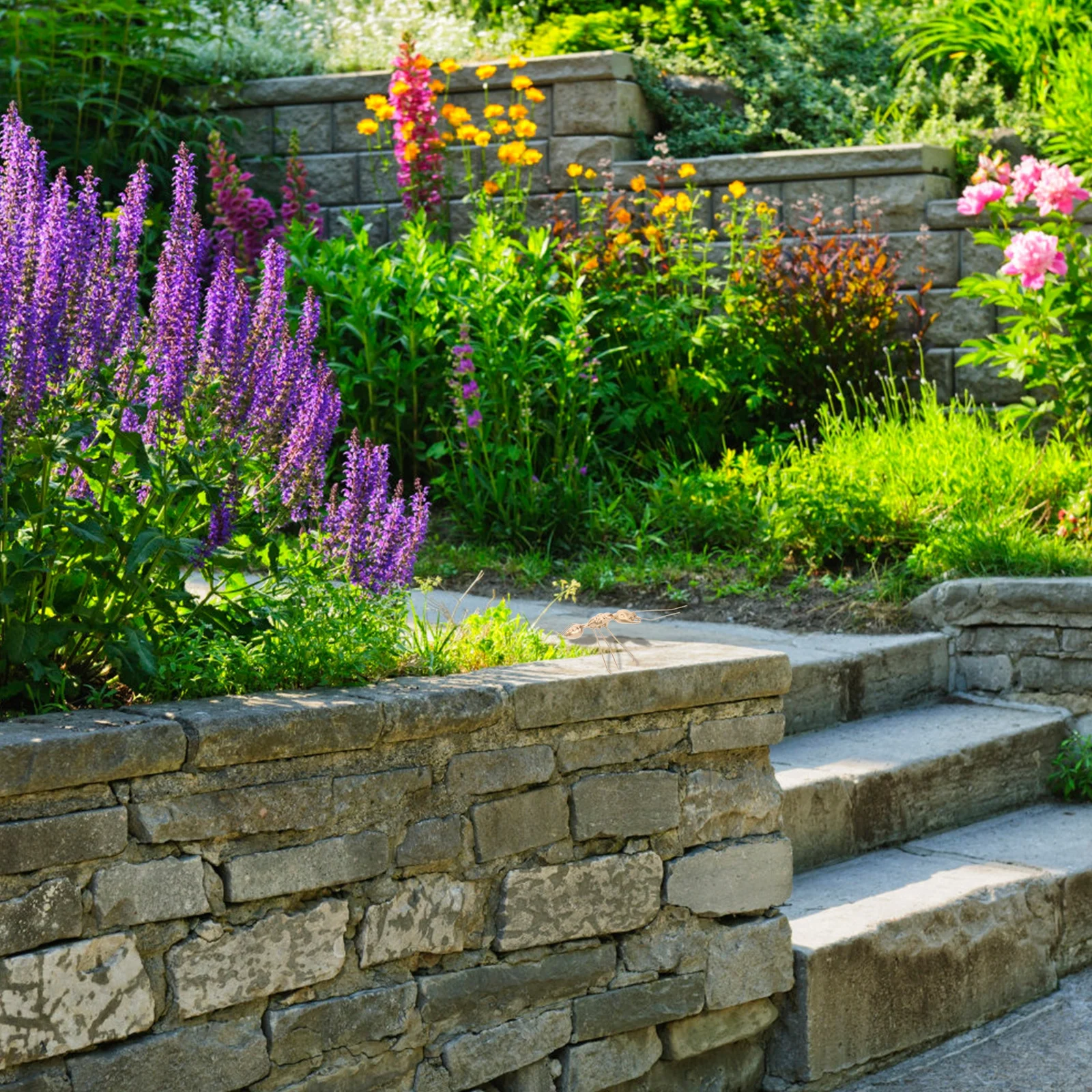 

1Pcs Ant Ornament Zinc Alloy Golden Metal Ant Crafts Tabletop Decoration Desktop Adornment Creative Garden Decor