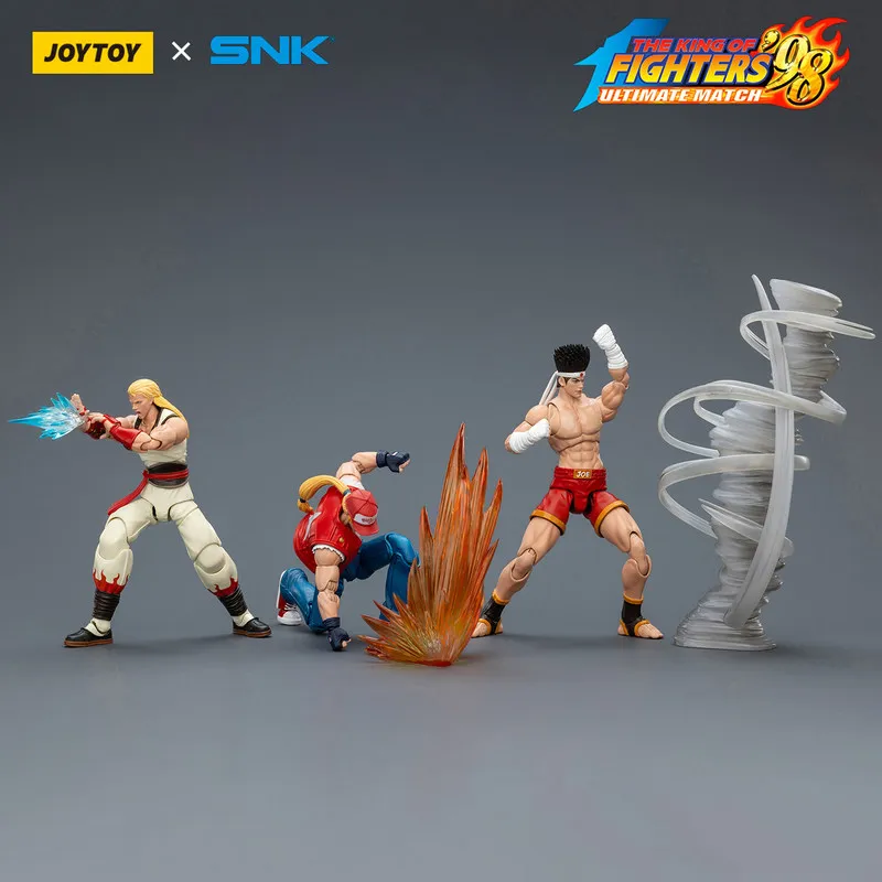 JOYTOY SNK The King of Fighters '98 Ultimate Match 1/18 Scale Action Figure Terry Andy Joe Collectible Figurine