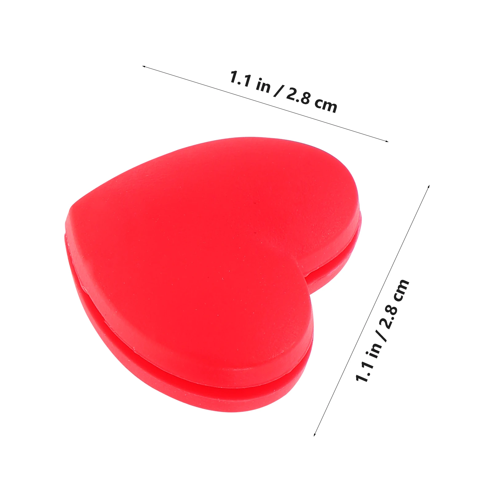 6 قطعة مضرب تنس المخمدات شكل قلب سيليكون امتصاص الاهتزاز مخفض الصدمات لثبات المضرب ملحق دائم #3