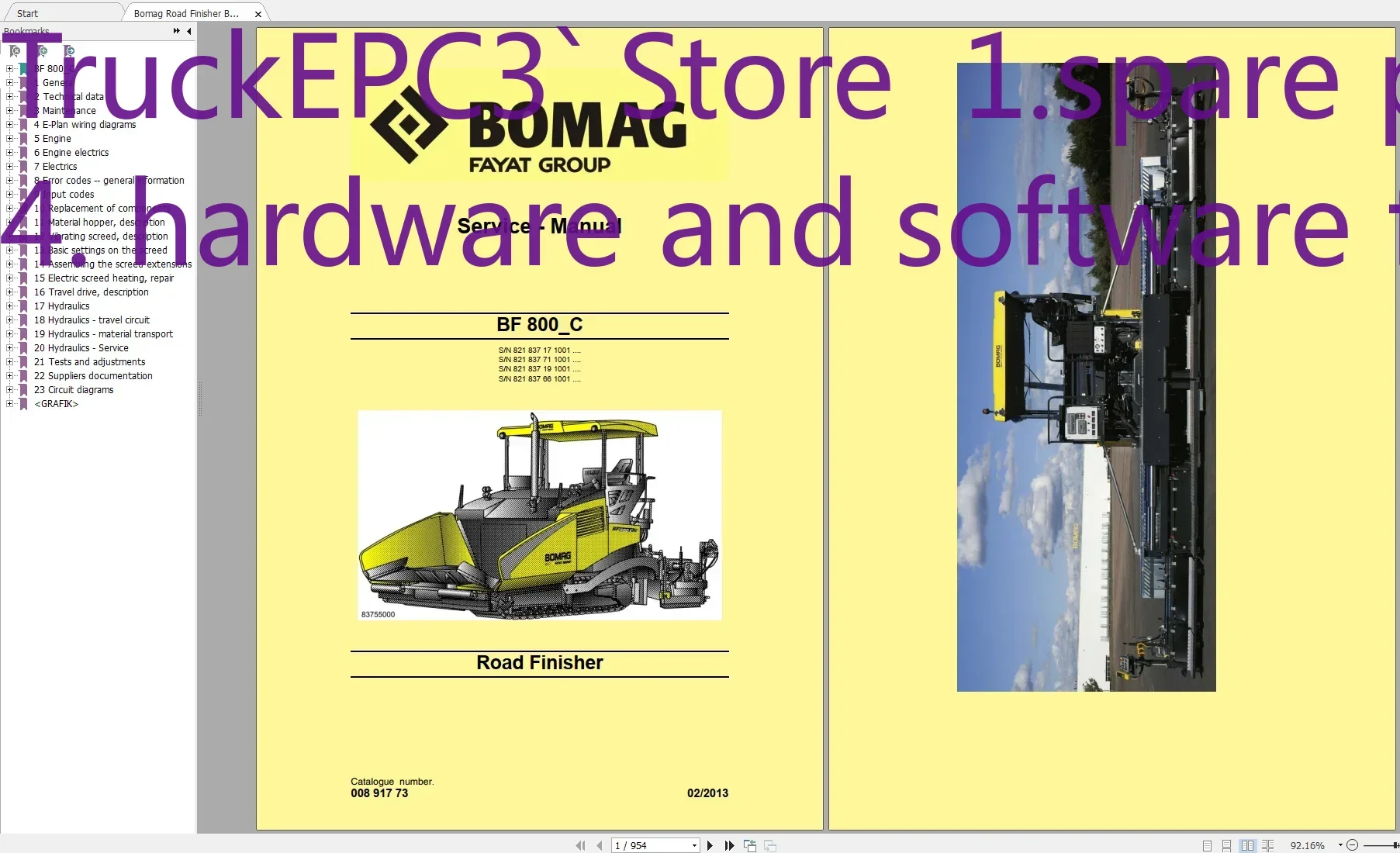 

TruckEPC3 BOMAG Machinery 24,7 ГБ PDF DVD Руководство по обслуживанию, руководство по эксплуатации и обслуживанию