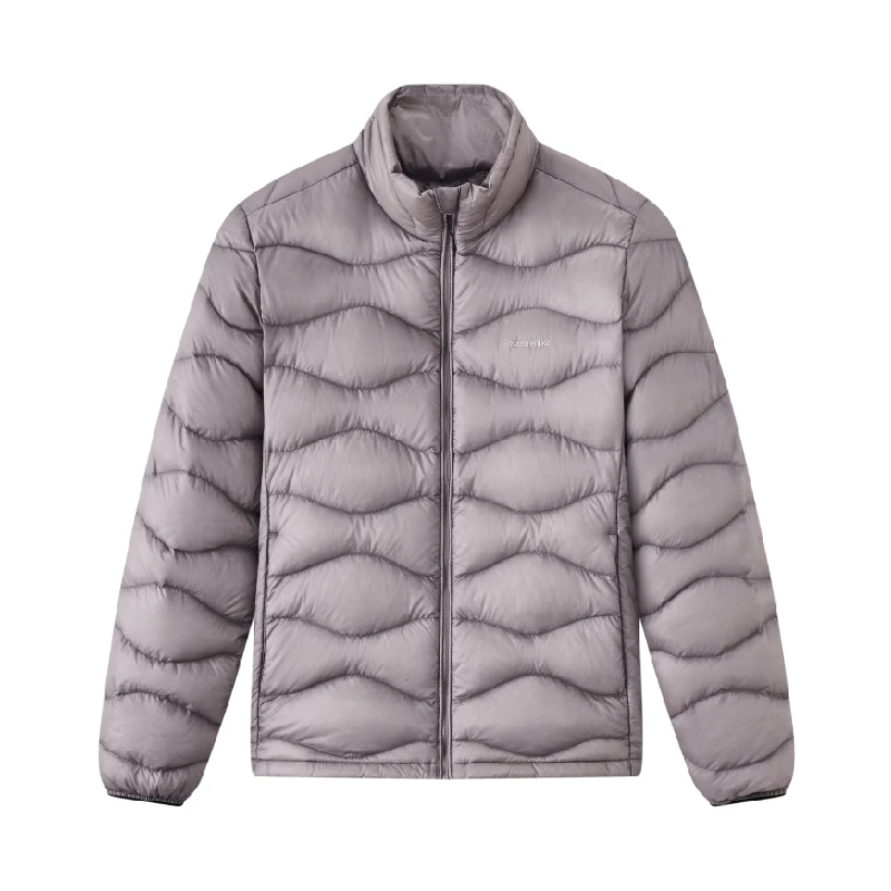 Naturehike Dames donsjas 95% 800FP, opstaande kraag, met vakken, warme winterjas voor buiten, wandelen, binnenlaag, dikke winddichte jas