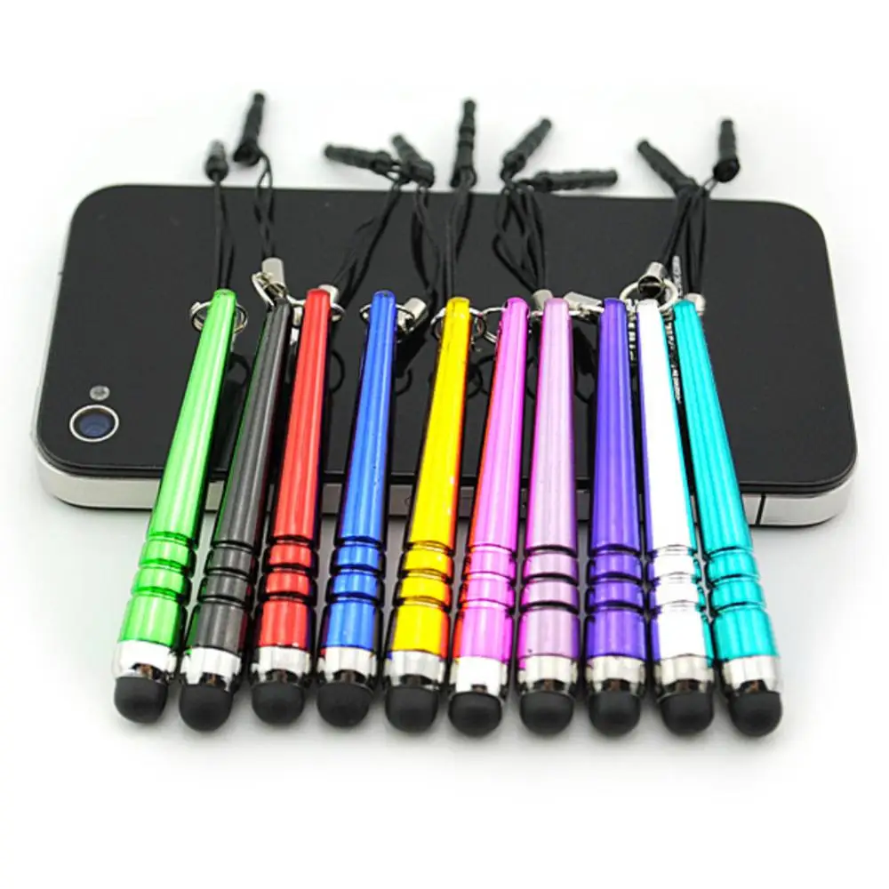 Universal Soft Mini Tablet Stylus Pen para telefone, Caneta Stylus de substituição, Caneta capacitiva Touch Screen, 5 10Pcs
