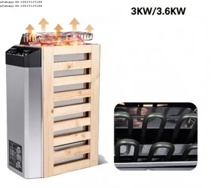 Stainless Steel Sauna Stove 3.6KW Internal Control Type Heating Tool for Sauna Room